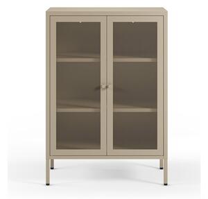 Кремаво метално шкафче 70x100x40 cm Fayna – Marckeric