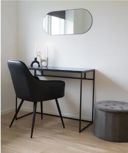 Oglinda de perete Jersey, Negru, 35x80x0.5 cm
