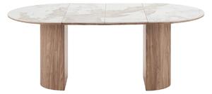 Masa dining Athens, Alb, 200x120x76 cm