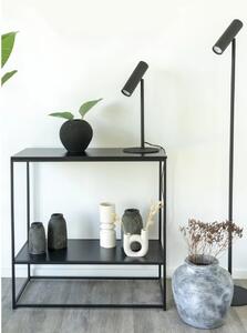 Lampa de podea Paris, Negru, 25x25x150 cm