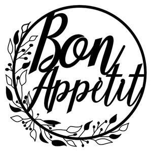 Метална декорация за стена Bon Appetit - Wallity