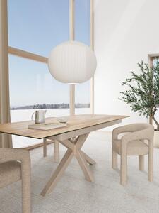 Masa dining Heaven V1, Natural, 76x210x90 cm