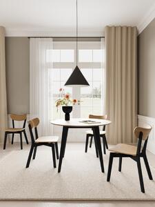 Set 5 piese Masa dining si Scaune Roxby V1, Natural, 76x105x105 cm