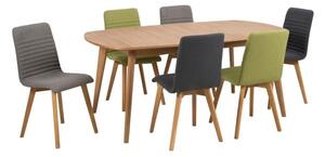 Masa dining Marte, Natural, 76x180x102 cm