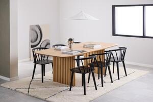 Masa dining Christo, Natural, 75x220x105 cm