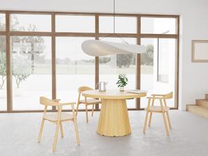 Masa dining Atmore, Natural, 75x180x120 cm