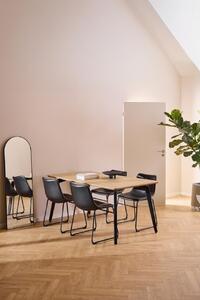 Set 5 piese Masa dining si Scaune Cadiz V2, Natural, 75x160x90 cm