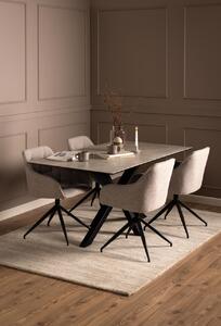 Masa dining Heaven, Gri, 75.5x160x90 cm