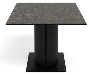 Masa dining Marbella, Negru, 75.5x200x100 cm