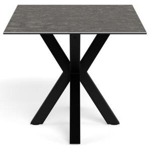 Masa dining Heaven, Negru, 75.5x160x90 cm