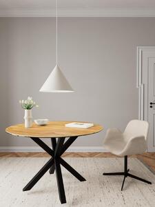 Masa dining Heaven, Natural, 75.5x119x119 cm