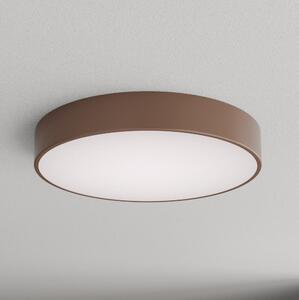 Brilagi - Таванно осветително тяло за баня с датчик CLARE 4xE27/24W/230V Ø 50 cm кафяво IP54