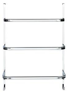 Сребърен самоносещ държач за кърпи Wenko Towel Holder Chrome, 21 x 54 cm