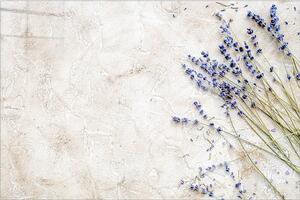 Картина върху стъкло 70x50 cm Lavender - Wallity