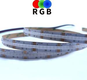 24 V LED Лента COB RGB - 320 SMD/m, 10 W/m , IP44 ► Непрекъсната линия, ролка 10 м ►3.99 €/ м