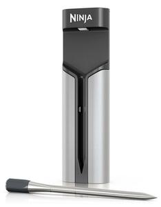 Кухненски термометър Ninja ProChef WP100EU, Bluetooth, Мобилно приложение, Сензор за вътрешна и околна темп, До 370C, Черен/сребрист
