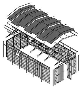 Дървен гараж – 591 х 303 см – 18 м2