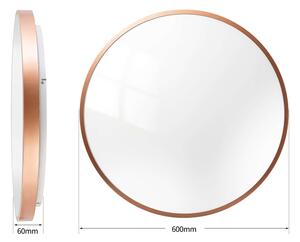 BRILAGI - LED димируемо осветително тяло GLASS POOL DOUBLE LED/80W/230V 60 cm медно + с дистанционно управление