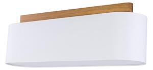 Лампа HELENA 4xE27/60W/230V бяла/кафява