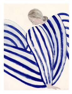 Постер 30x40 cm Blue Stripe at Concorde – Sofia Lind – The Poster Club