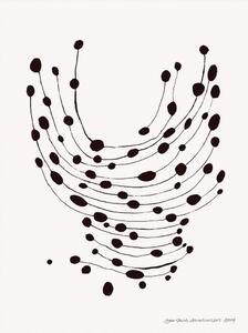 Постер 30x40 cm Dancing Dots – Leise Dich Abrahamsen – The Poster Club