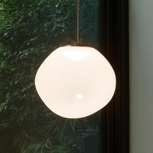 Tom Dixon LED висяща лампа Melt, Ø 50 cm, опалово/златисто, Затъмняване, Бял, Дневна/трапезария, Пластмаса, Дизайн