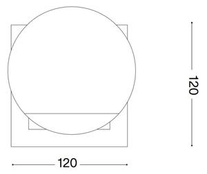 Ideal Lux - LED Настолна лампа ANGOLO 1xG9/3W/230V месинг