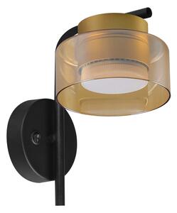 Brilagi - LED Настенна лампа AURA LUX 1xGX53/30W/230V черна/златна