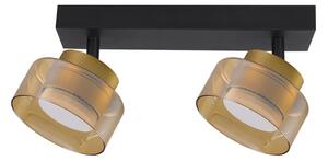 Brilagi - LED Точково осветително тяло AURA LUX 2xGX53/30W/230V черно/златно