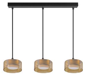 Brilagi - LED Полилей на кабел AURA LUX 3xGX53/30W/230V черен/златен