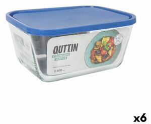 Кутия за обяд Inde Frigo Квадратен 2,6 L (6 броя)