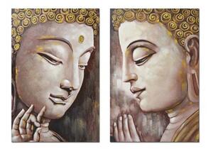 Картина DKD Home Decor Буда Ориенталски (80 x 3 x 120 cm) (2 броя)