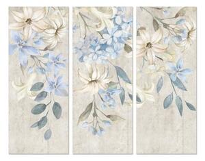Картина DKD Home Decor Lilled (3 pcs) (55 x 3 x 135 cm)