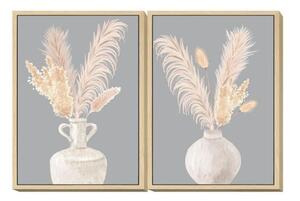 Картина DKD Home Decor Ваза (50 x 4 x 70 cm) (2 pcs)