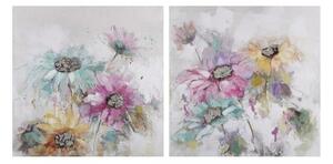 Картина DKD Home Decor Lilled Shabby Chic (100 x 3,5 x 100 cm) (2 броя)