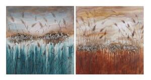 Картина DKD Home Decor Модерен (100 x 3,5 x 100 cm) (2 броя)