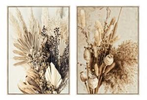 Картина DKD Home Decor Цвете (80 x 4 x 120 cm) (2 броя)