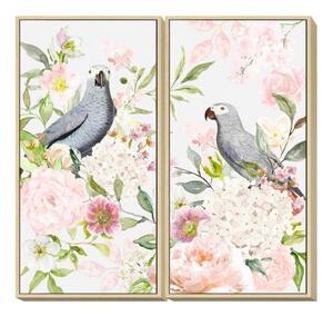 Картина DKD Home Decor Lilled (60 x 4 x 120 cm) (2 pcs)