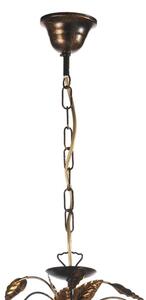 ONLI - Пендел COLLANA 6xE14/6W/230V бронзов/златист
