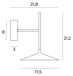 MAXLIGHT W0304 - LED Аплик HANA LED/6W/230V златист