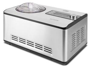 Машина за сладолед и йогурт Caso IceCreamer 3298, 180W, 2 л, 4 програми, LED, Без предварително охлаждане, Компресор, Инокс