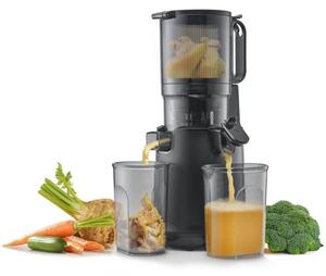 Бавна сокоизтисквачка Caso Juice Fit Pro, 250W, 1 л, 40 об/мин, Safety Stop, Тиха работа, Черен мат