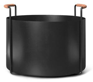 Ferm LIVING - Port Firewood Bucket Черно ferm LIVING