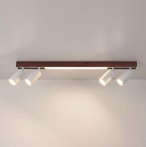 BRILAGI - LED точково осветително тяло SELE 4xGU10/30W/230V + LED/20W бяло/дъбов декор