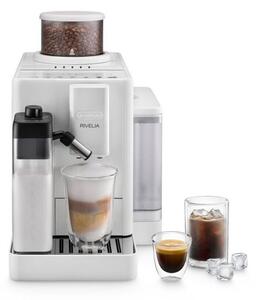 Кафеавтомат DeLonghi Rivelia Start, 1450W, 15bar, 1.4l вместимост на резервоара за вода, Bean Adapt технология, бяла