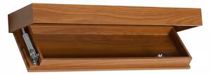 Floatshelf™ стенен рафт със скрито отделение (53 X 17,5 X 5 Cm), Кафяв