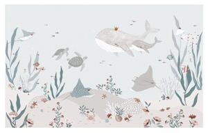 Детски тапет 400 cm x 248 cm Dreamy Seabed - Lilipinso