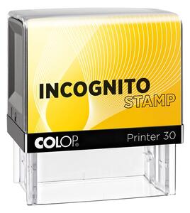 Colop Печат Incognito Printer 30, правоъгълен, 18 x 47 mm, черен