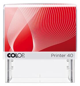 Colop Печат Printer 40, правоъгълен, 23 x 59 mm, син