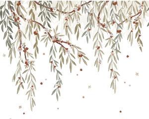 Детски тапет 200 cm x 248 cm Eucalyptus Blooming - Lilipinso